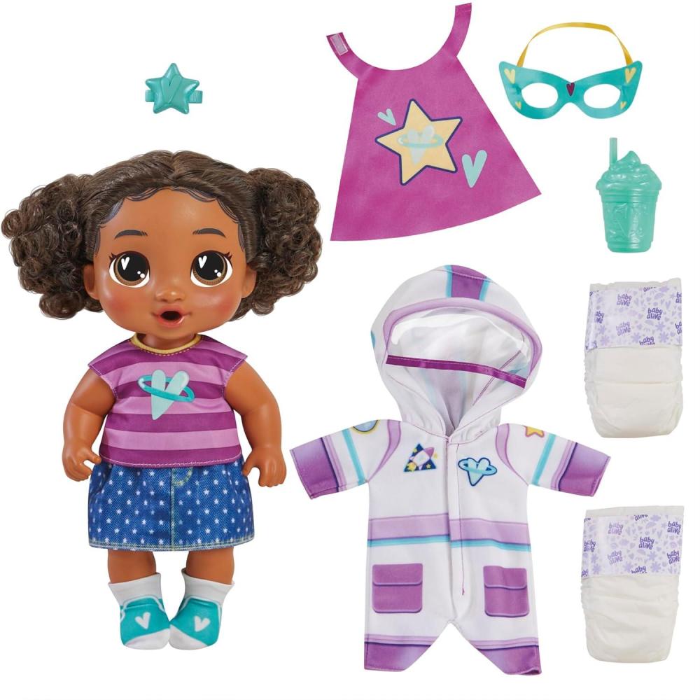 image:imageBaby Alive Super BFF Tilly Tinker Black Hair Dress Up Baby Doll Playset 11 Inches Toys for 3 Year Old Girls amp Boys amp Up Amazon Exclusive