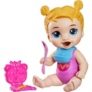 Baby Alive Dinnertime Creations, Blonde Hair Doll with Play Food Accessories, 11 inches, Toys for 3+ Year Old Girls and Boys