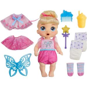 Baby Alive Fairy Fashions Harper Hugs Doll with Clothes Accessories, Blonde Hair, 11 Inches, Toys for 3 Year Old Girls and Boys & Up (Amazon Exclusive)
