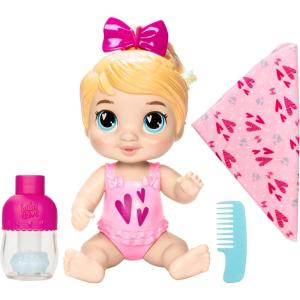 Baby Alive Shampoo Snuggle Harper Hugs Blonde Hair 11 Inch Water Baby Doll Playset, Toys for 3 Year Old Girls & Boys & Up